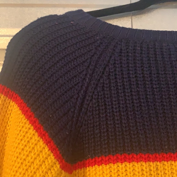 Vintage Classic Fashions Primary Colors Bright Round Neck Sweater - Picture 5 of 5